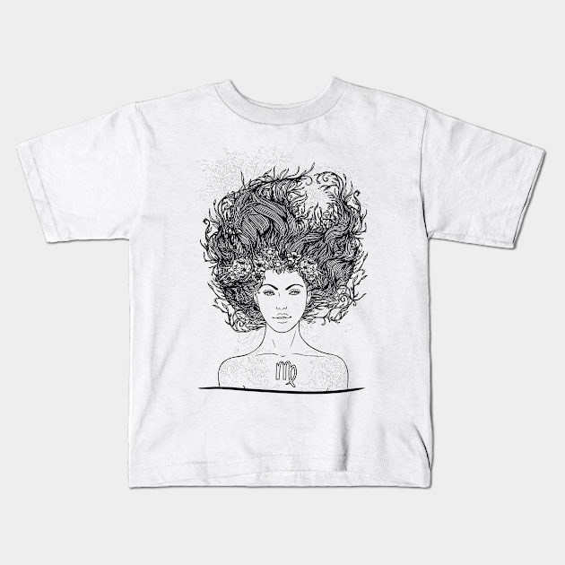 Virgo Kids T-Shirt by DISOBEY